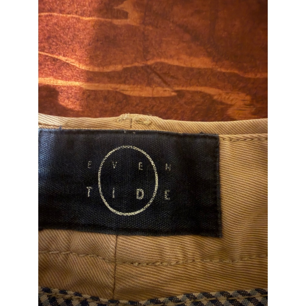 Even Tide Chino Pants Men 40x34 Khaki Tan Relaxed Fit 100% Cotton. - Picture 3 of 5